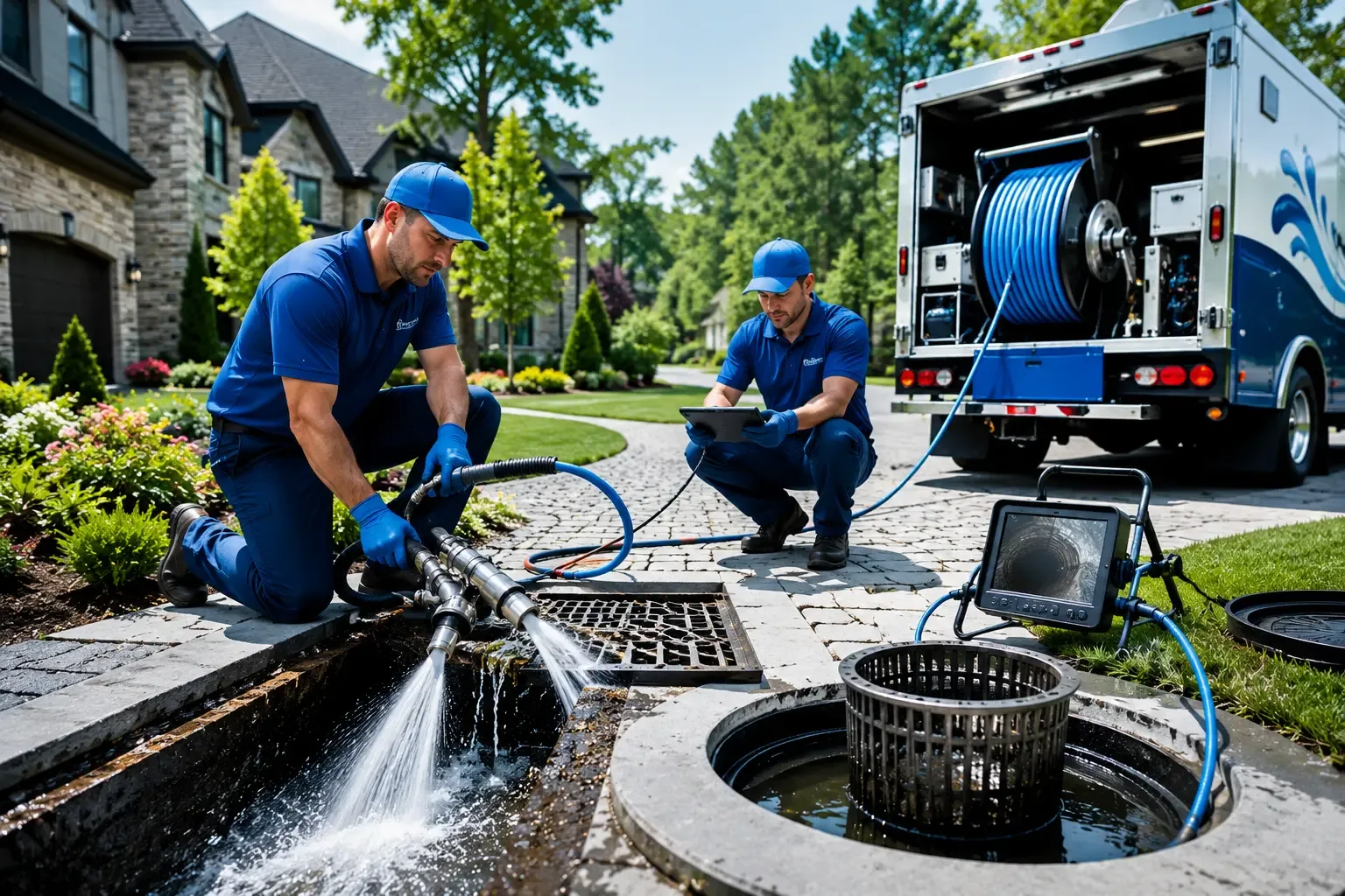 Local outdoor drain cleaning professionals in Brownstown, IL