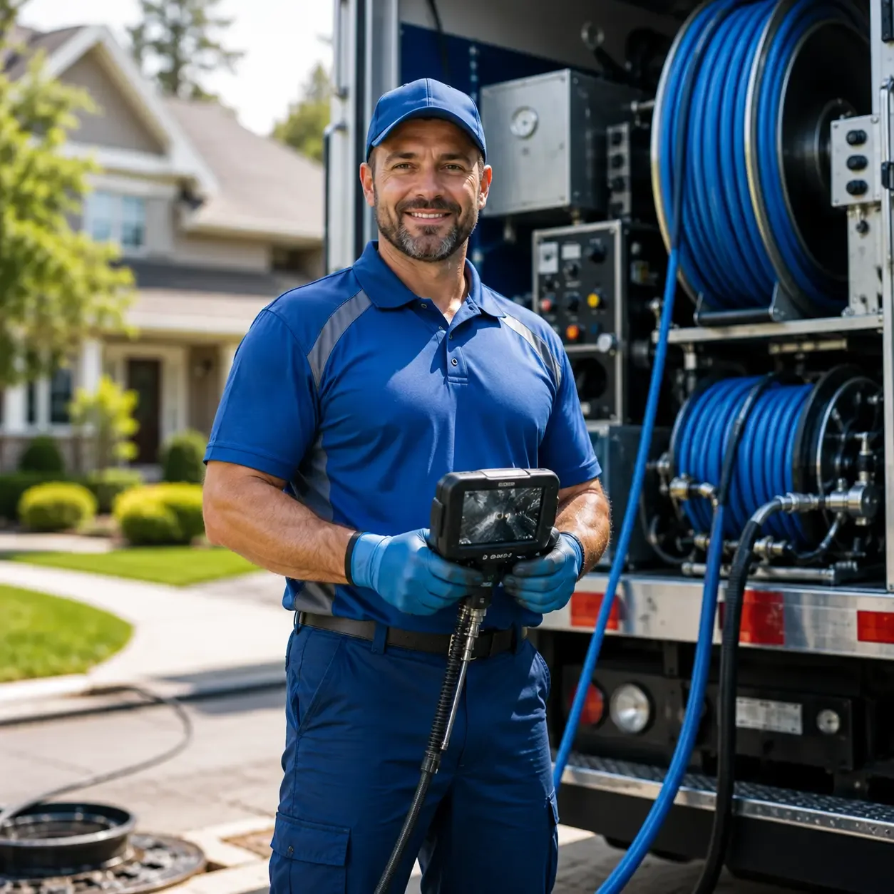 Local outdoor drain cleaning specialists in Brownstown, IL